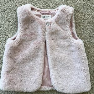 Super cute pink vest from With a great lining size 6 -8
